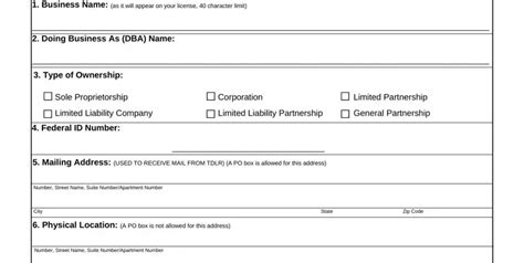 Tdlr Form Vsf001 ≡ Fill Out Printable Pdf Forms Online