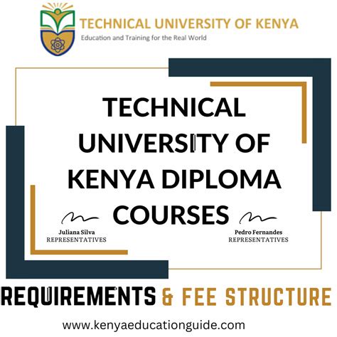 technical university of kenya diploma courses and fee structure ...