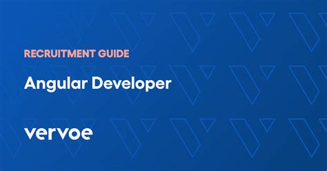 How To Hire A Angular Developer Recruitment Guide Vervoe