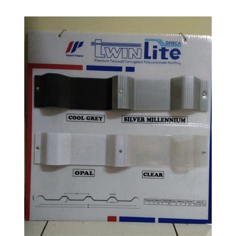 Jual BAYAR DIRUMAH Twinlite Greca Atap Polycarbonate 6Mm Garansi 15