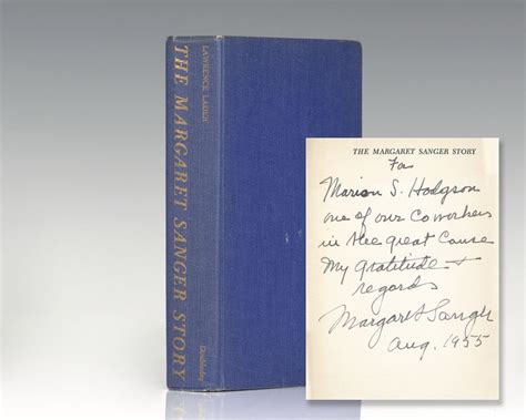 The Margaret Sanger Story First Edition Signed