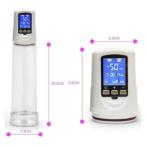 Liquid Crystal Powerful Usb Rechargeable Automatic Penis Enlarger Pump