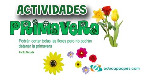 Actividades Para Trabajar La Primavera En Infantil