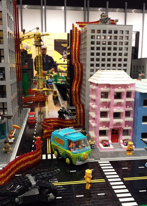 Gotham City LEGO display builds excitement for new Batman movie