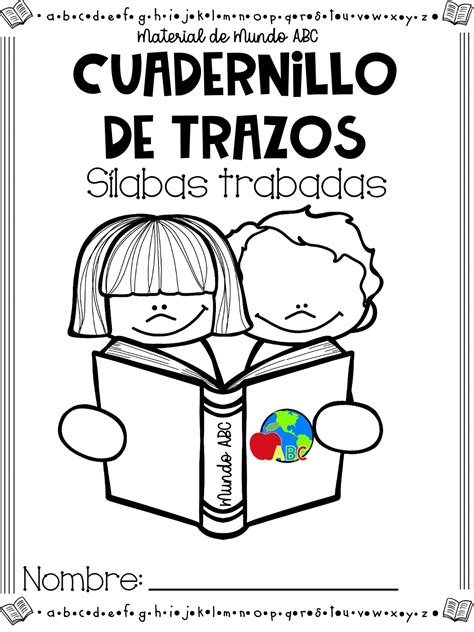 Cuaderno Trazos Para Sílabas Trabadas Materiales Educativos Para Maestras