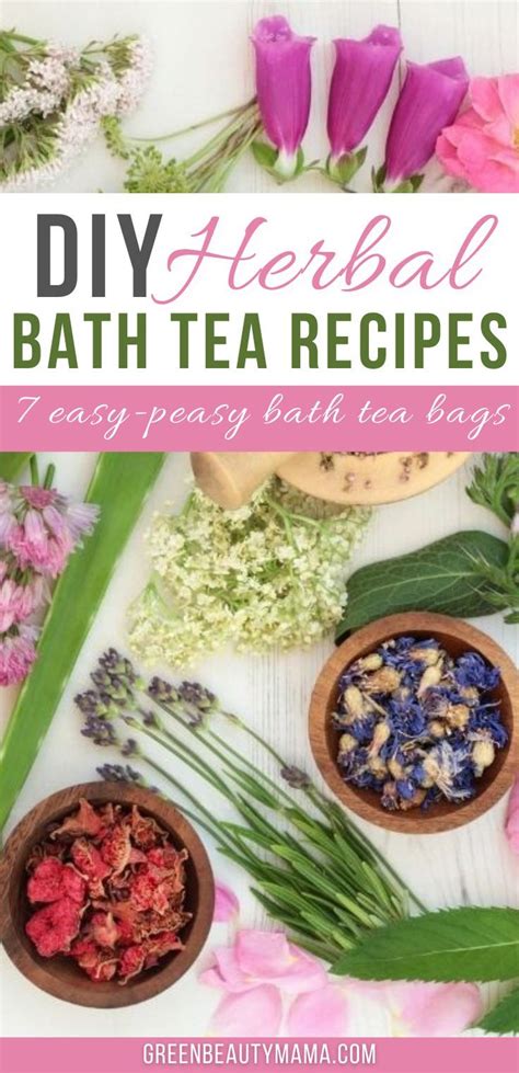 Relax And Rejuvenate With Diy Herbal Bath Tea Recipes