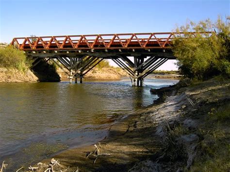 Iglesias Y Paisajes De Sudamerica Puente Sobre El R O Salado Santa