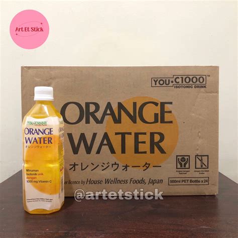 Jual Dus You C Orange Water Ml Isi Botol Shopee Indonesia