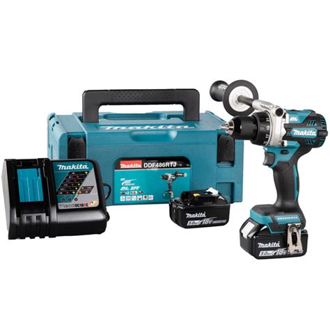 Máy khoan pin 18V Makita DDF486RTE Chính hãng Giá tốt Tiện lợi