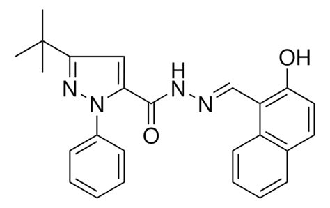 3 TERT BUTYL N E 2 HYDROXY 1 NAPHTHYL METHYLIDENE 1 PHENYL 1H