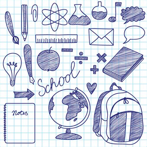 Kids outline drawing school free vector download (99,574 Free vector) for commercial use. format ...