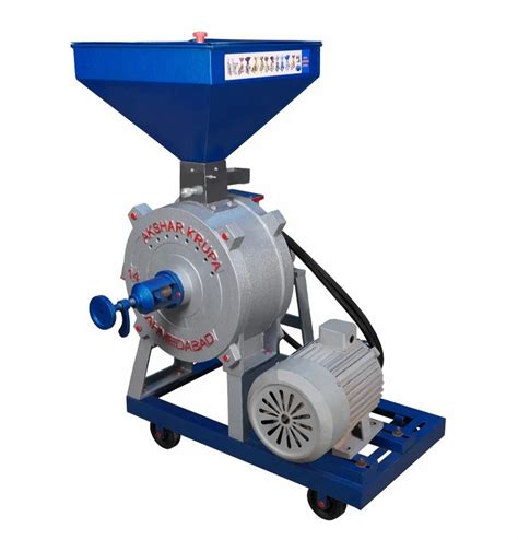 Semi Automatic 3 HP 14 Tp Vertical Flour Mill 50 Kg Hr At Rs 22000