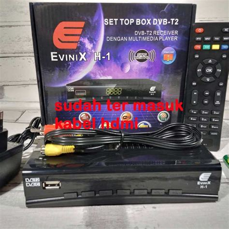 Jual Set Top Box Dvb T Dvb C Merk Evinix H Penganti Skybox