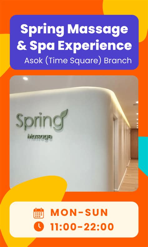 Spring Massage Asok Time Square Shop In Bangkok