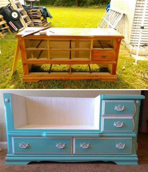 6 Fabulous Ideas For Turning An Old Dresser Into A Country Garden Or