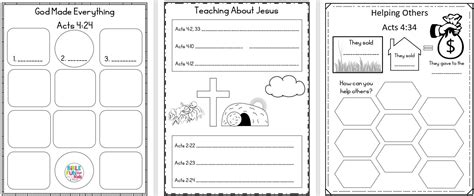 Acts Chapter 4 Bible Fun For Kids