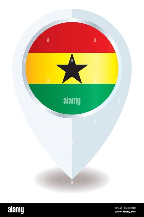 Flag of Ghana, Republic of Ghana. Template for award design, an ...