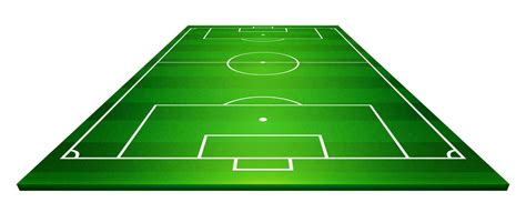 Vector Illustration Of Football Field Soccer Field Vector Art