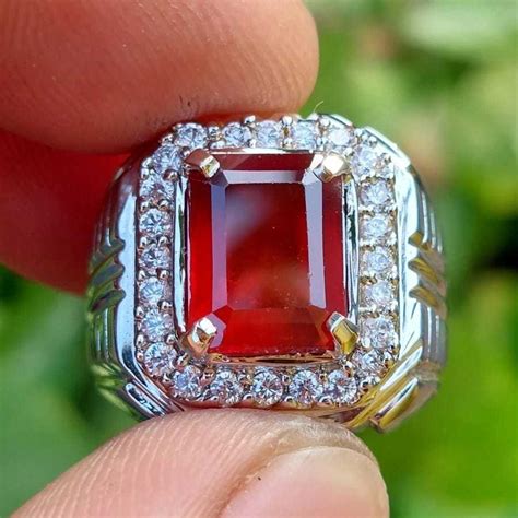 Jual Batu Permata Ruby Siam Bangkok Naik Ds Full Shopee Indonesia