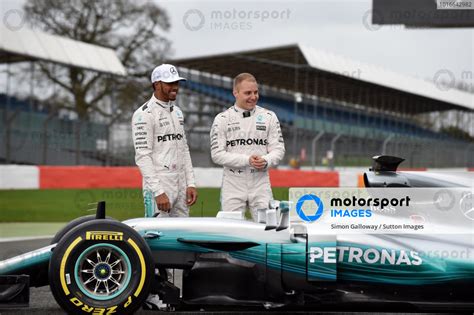 Lewis Hamilton GBR Mercedes AMG F1 And Valtteri Bottas FIN Mercedes