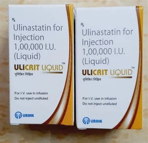 Ulicrit Liquid 1 Lac IU Ulinastatin Inj At Best Price In Indore