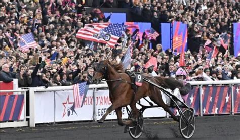 Vainqueur en titre du Prix dAmérique le cheval de lIndre Hooker