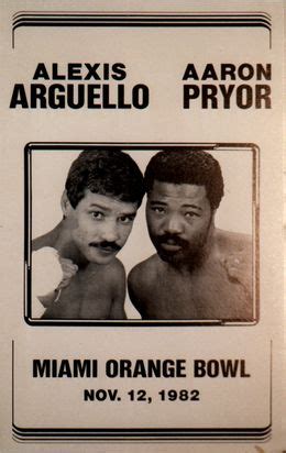 Aaron Pryor vs. Alexis Arguello (1st meeting) - BoxRec