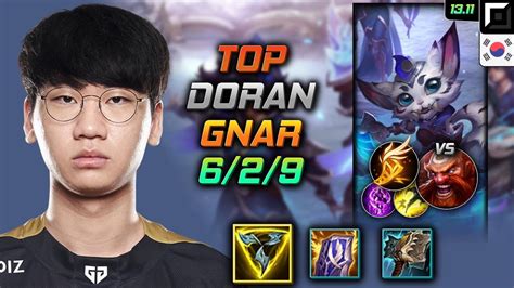 Doran Gnar Top Kr Youtube