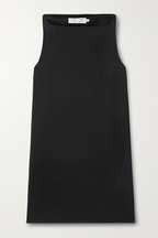 Black Satin Twill Mini Dress Proenza Schouler White Label Net A Porter