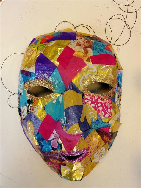 Masques En Papier M Ch L Atelier D Isor