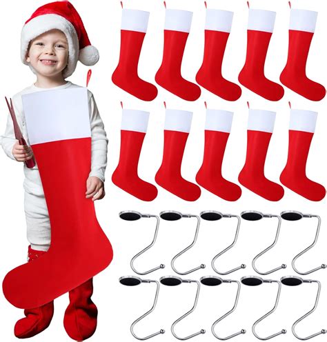 Amazon Hoosige 20 Pack Jumbo Christmas Stockings 43 Giant