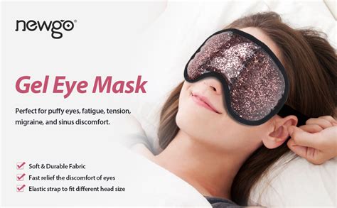 Newgo Cooling Eye Mask For Puffy Eyes Reusable Cold Hot Gel Ice Eye