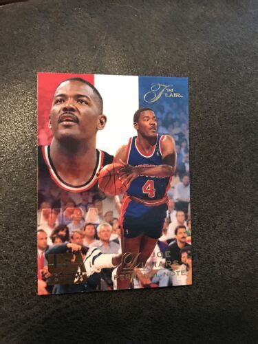 Flair Usa Pistons Basketball Card Joe Dumars Pistons Personal