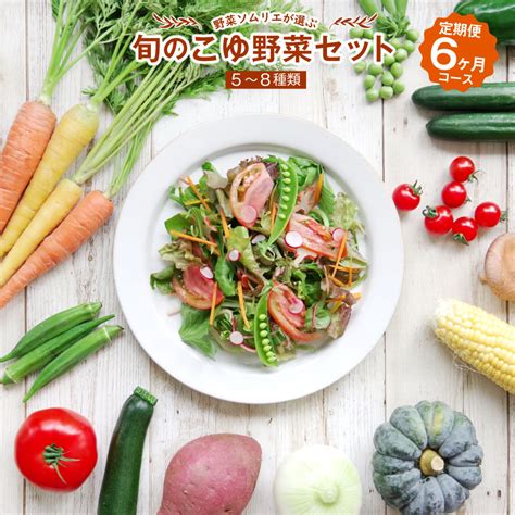 【ふるさと納税】野菜ソムリエが選ぶ 旬のこゆ野菜セット 6ヵ月コース 定期便 5〜8種類 送料無料 盛り合わせ 国産【1ページ】｜gランキング