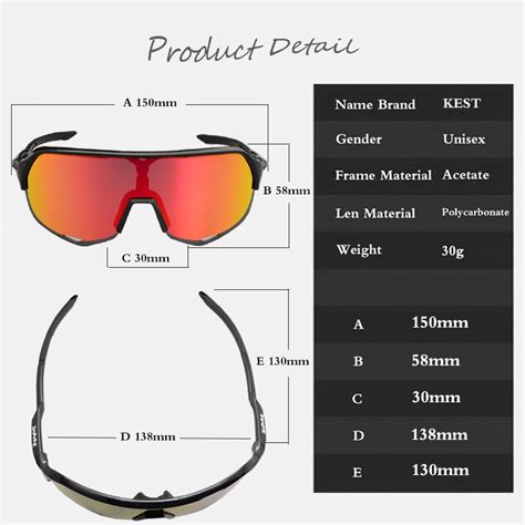 Polarized 5 Lens Men Women Cycling Glasses Mtb Road Bike Sunglasses