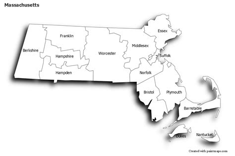 Labeled Map Of Massachusetts Printable World Map Blank And Printable Images