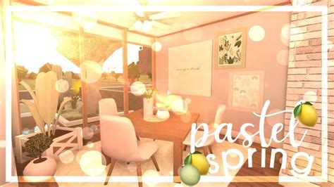 ʚbloxburgɞ pastel spring home no gamepasses 47k Spring home