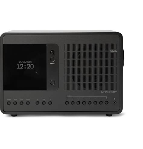 Revo SuperConnect Aluminium WiFi DAB DAB FM Table Radio Black Revo