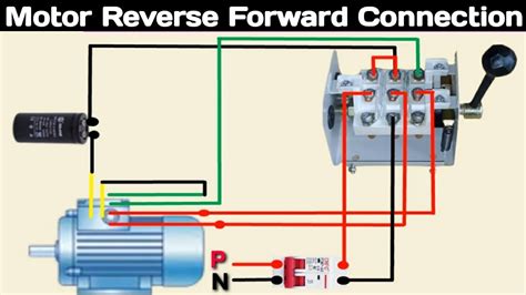 Single Phase Motor Reverse Forward Wiring Connection Mianelectric