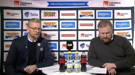 Presskonferens HV71Linköping HC HV71