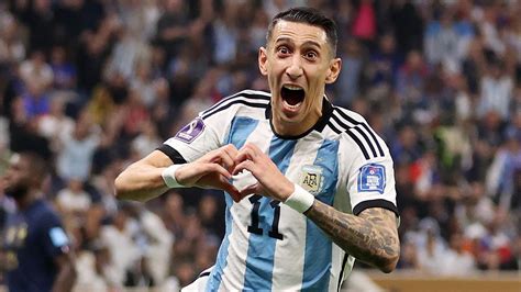 Fifa World Cup Final Argentina Def France Angel Di Maria Goal