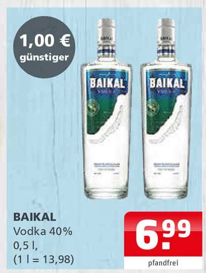 Baikal Vodka Angebot Bei Getr Nke Quelle Prospekte De