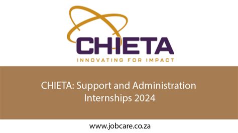 Chieta Support And Administration Internships 2024 Jobcare