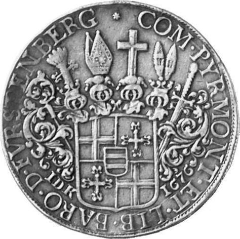 Thaler Ferdinand Ii Of F Rstenberg Bishopric Of Paderborn Numista