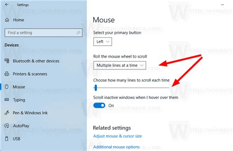 Change Mouse Scroll Speed in Windows 10