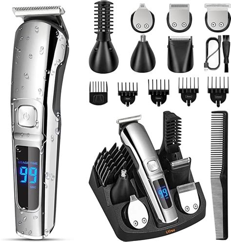 Ufree Beard Trimmer For Men Waterproof Electric Nose Hair Trimmer