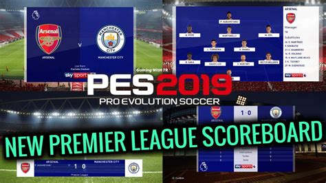 Pes New Premier League Scoreboard For Master League Pes