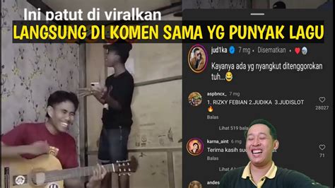 JUDIKA PUN LANGSUNG KOMEN REACT MEME LUCU YouTube