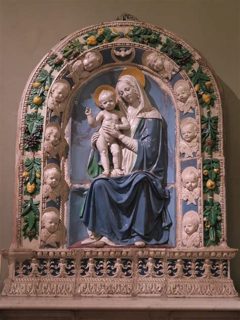 Vierge à l enfant atelier de Andrea della Robbia Musée Flickr