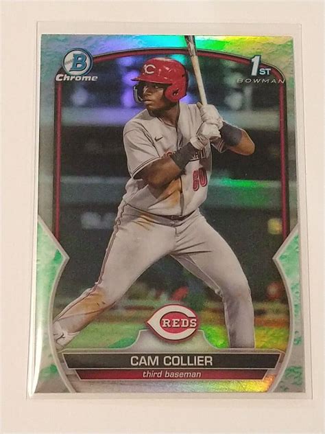 2023 Bowman Chrome Cam Collier 1st Bowman Lunar Glow Refractor